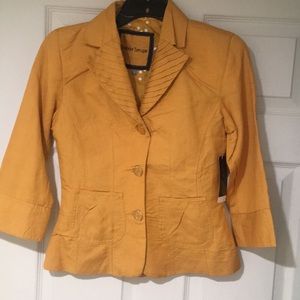 NWT “Sherry Taylor” Gold Blazer
